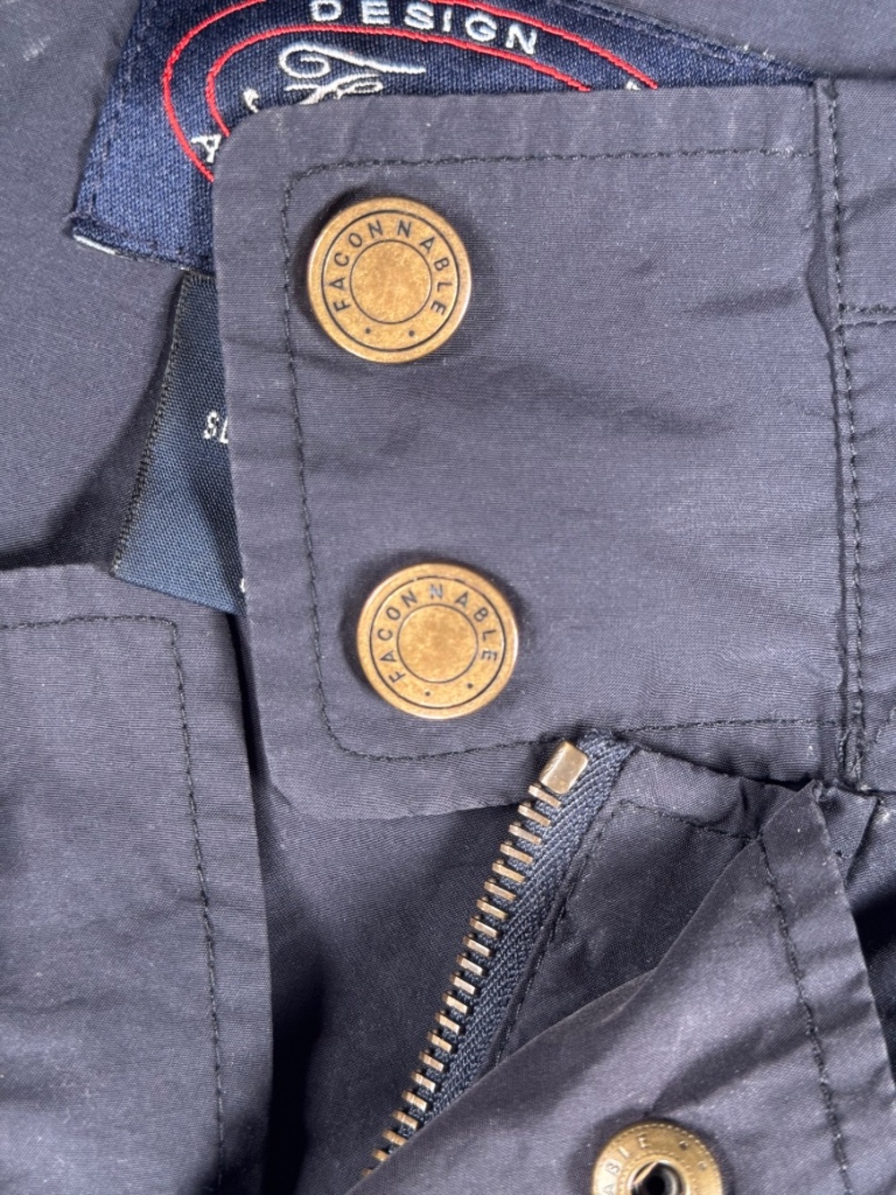 Faconnable Navy Jacket XL - Picture 5 of 8